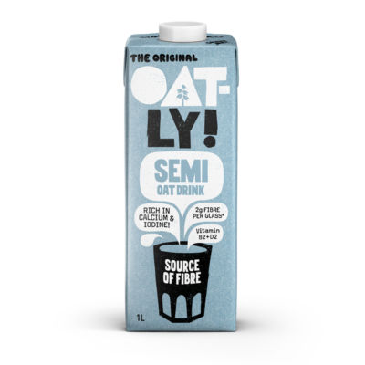 Oatly The Original Semi Oat Drink 1L, imported from the UK
