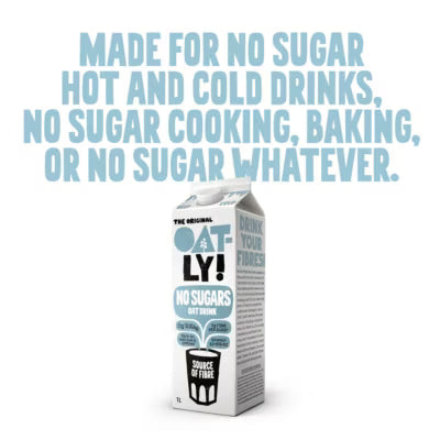Oatly Light Chilled Oat Drink 1L, imported from the UK