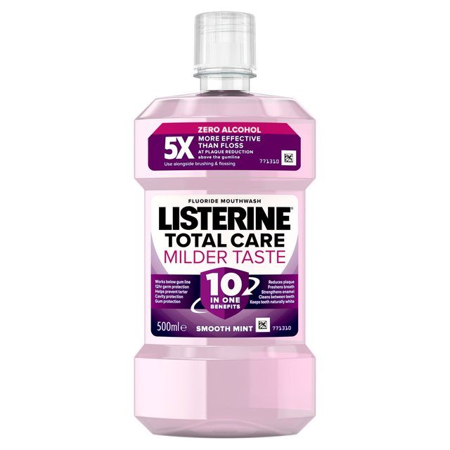 Listerine Total Care Zero MouthWash Smooth Mint   500ml GOODS M&S   