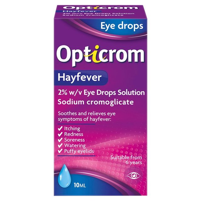 Opticrom Hayfever Eye Drops   10ml GOODS M&S   