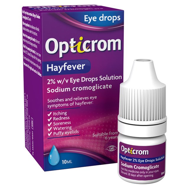 Opticrom Hayfever Eye Drops   10ml GOODS M&S   