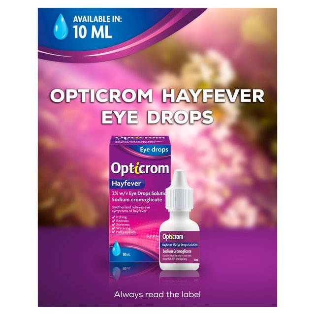 Opticrom Hayfever Eye Drops   10ml GOODS M&S   