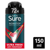 Sure Men Ultra Fresh Nonstop Protection Anti-perspirant Deodorant Aerosol 150 ml Men's Toiletries Boots   