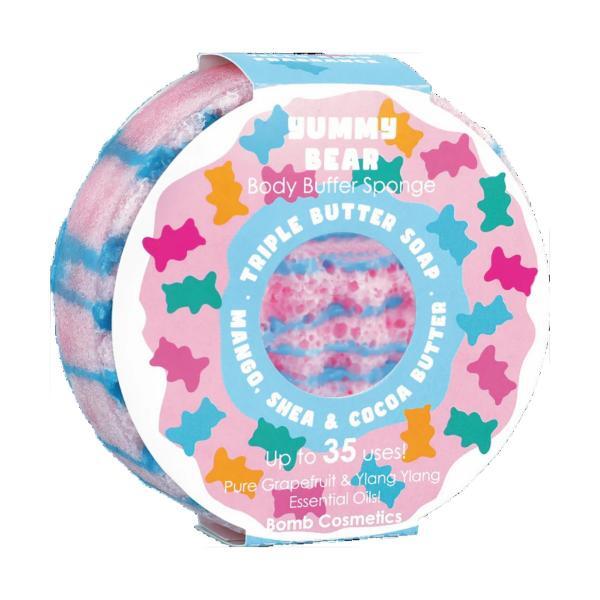 Bomb Cosmetics Body Buffer Soap Sponge Yummy Bear (British brand)