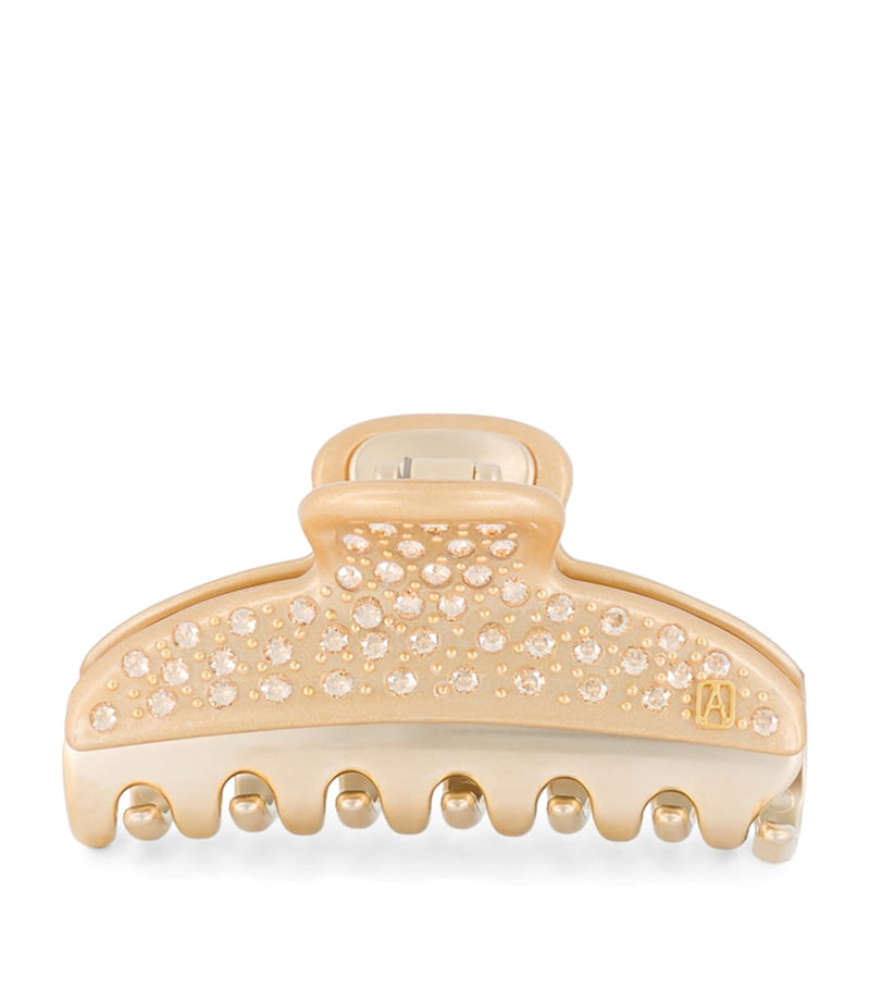 Alexandre de Paris gold-plated hair clip 7.5cm (British brand)