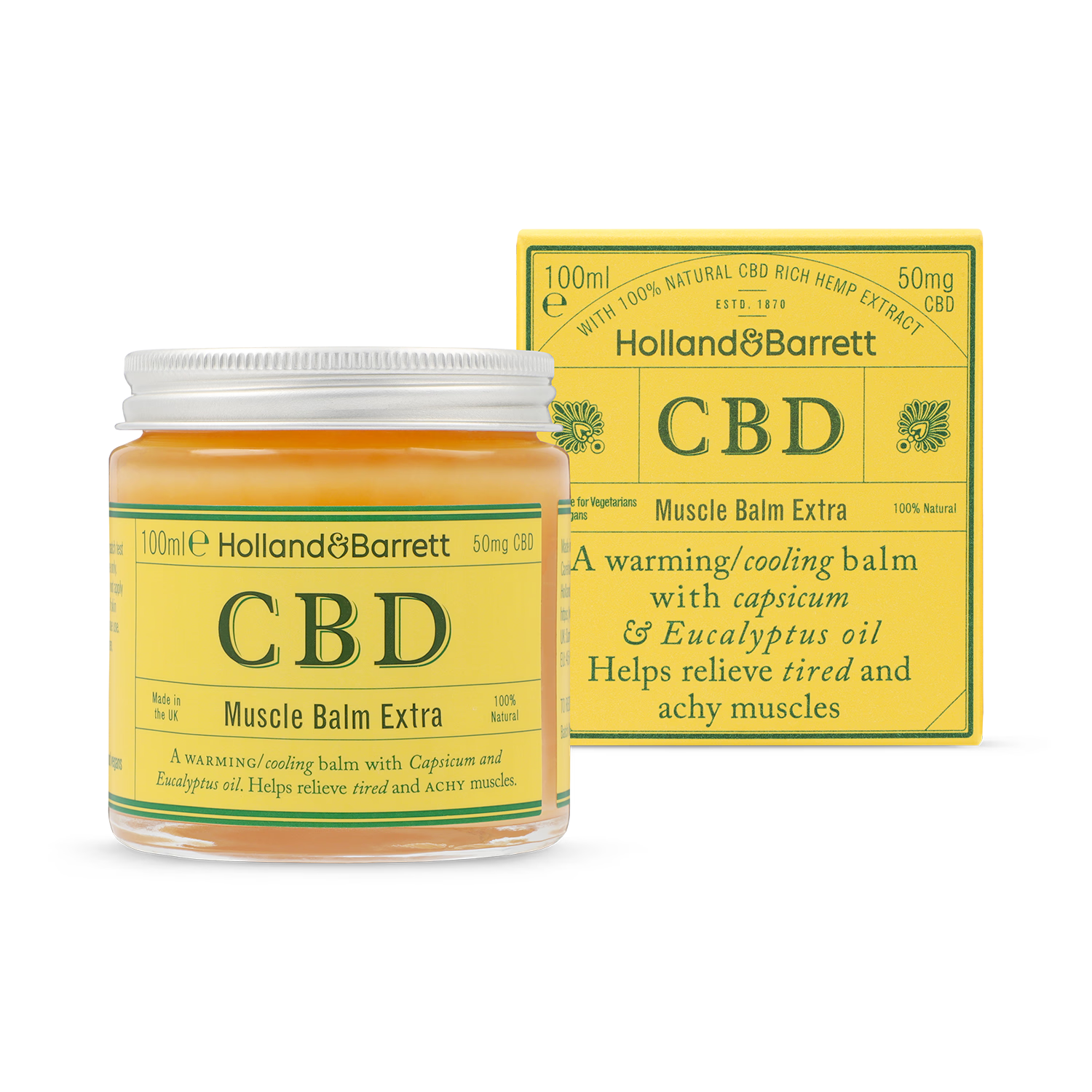 H&B CBD Muskelbalsam Ultra 300mg 100ml