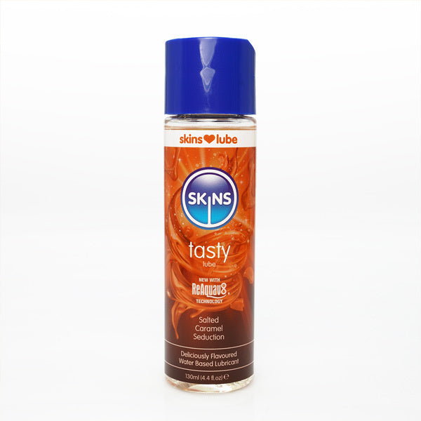 Skins lubricant salted caramel 130ml, imported from the UK