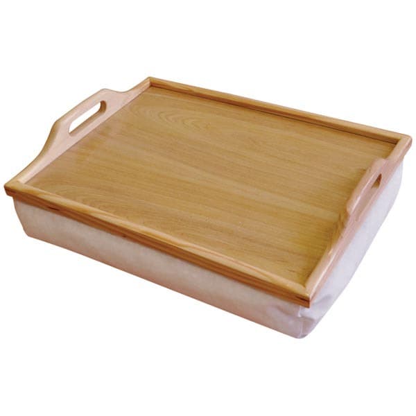 Wooden Lap Tray with Cushion  Wooden GOODS Superdrug   