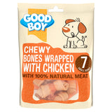 Good Boy Pawsley & Co Chewy Bones Wrapped with Chicken Dog Treats 7 Pieces Dog chews Sainsburys   