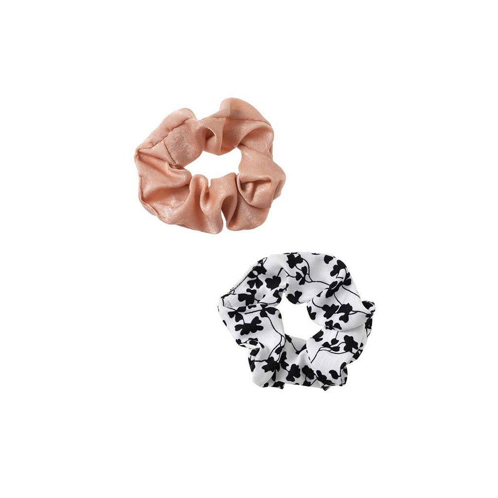 Ribbon & Asher Printed Two Pack Scrunchie