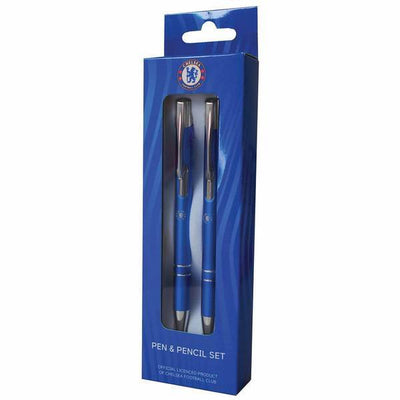 Acheter en ligne chez McGrocer l'ensemble de papeterie Stylo & Crayon Chelsea FC Blason Superdrug