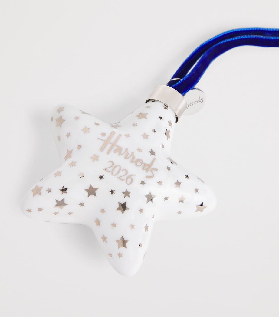 Harrods ceramic 2026 Christmas bauble - British product
