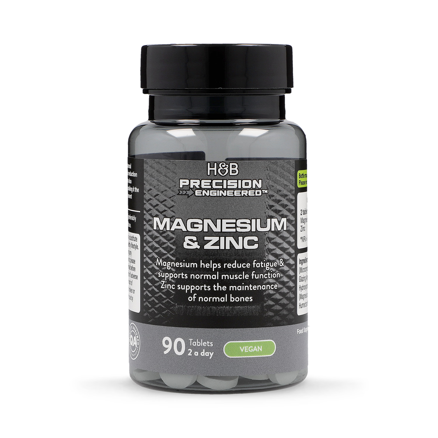 Magnesium and Zinc Tablets 90 count, imported from the UK
