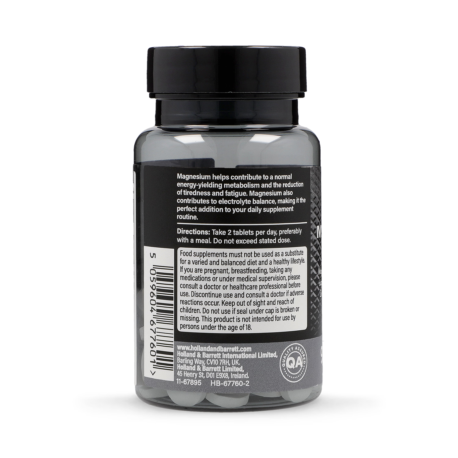Magnesium and Zinc Tablets 90 count, imported from the UK