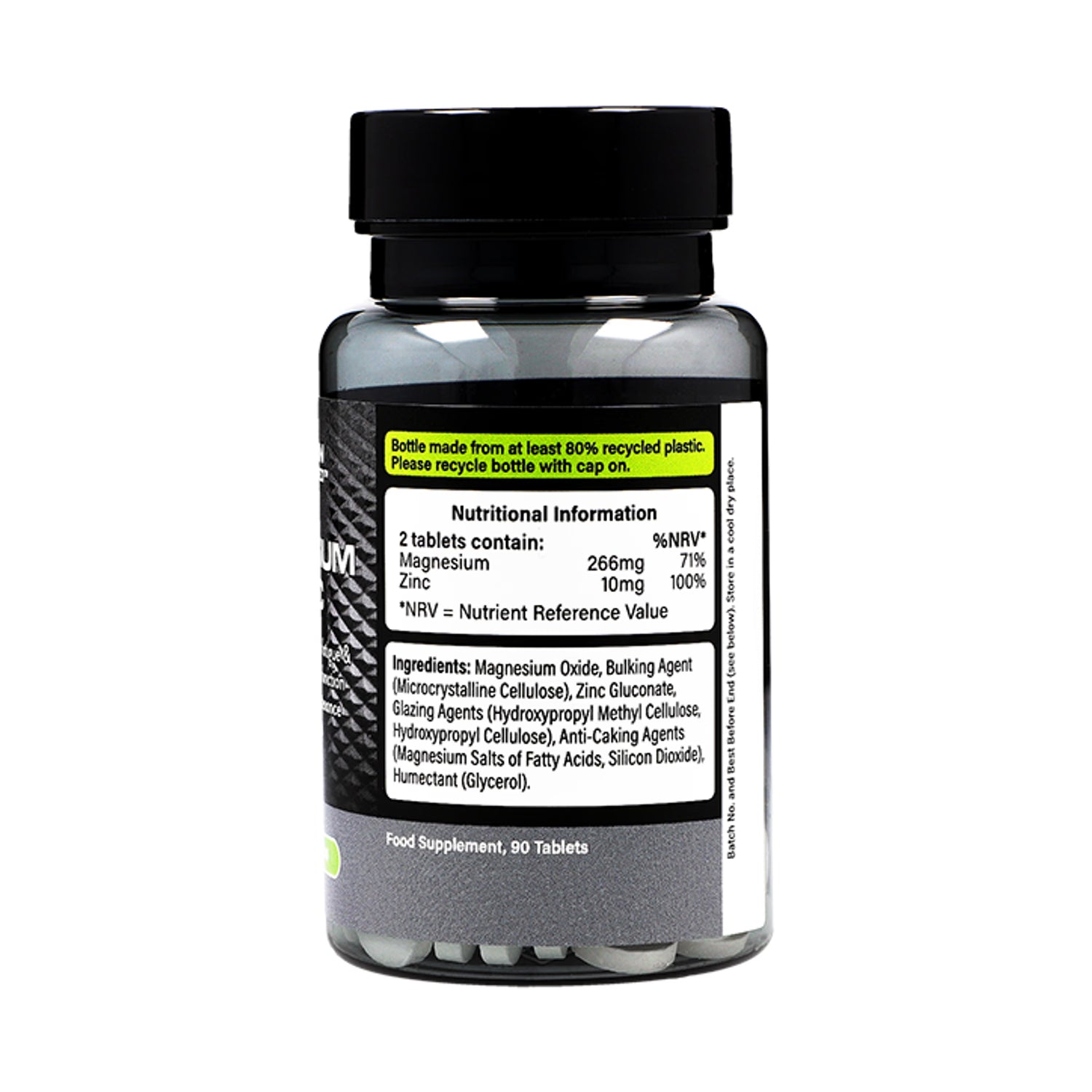 Magnesium and Zinc Tablets 90 count, imported from the UK