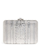 Judith Leiber Crystal Lattice Slim Slide clutch bag, UK version