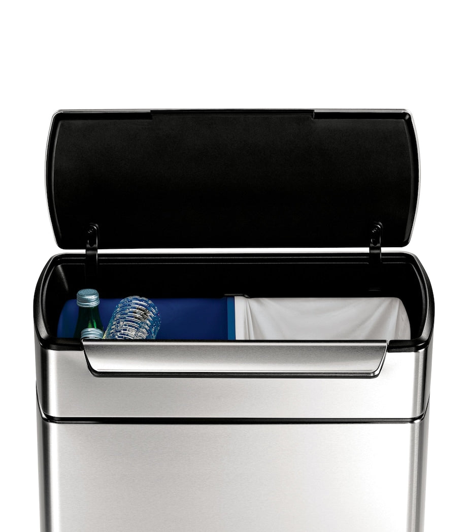 Simplehuman dual-compartment bin 48L, UK version
