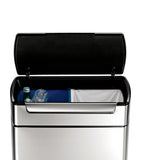 Simplehuman dual-compartment bin 48L, UK version