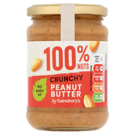 Sainsbury's Crunchy Peanut Butter 340g GOODS Sainsburys   