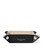 Aspinal of London mini leather tidy tray 16cm x 16cm - British product