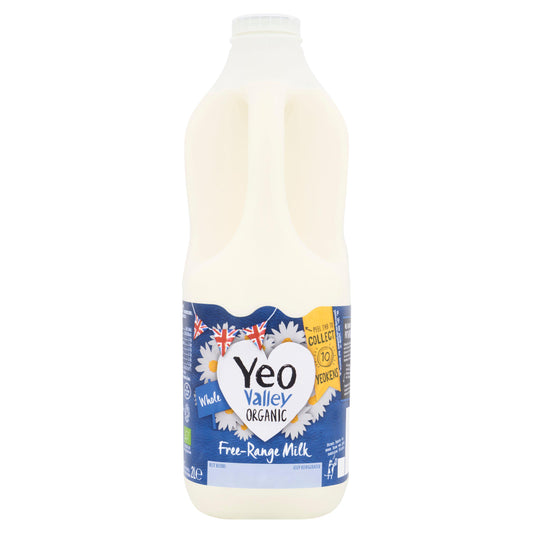 Yeo Valley Organic Fresh Whole Milk 2L GOODS Sainsburys   