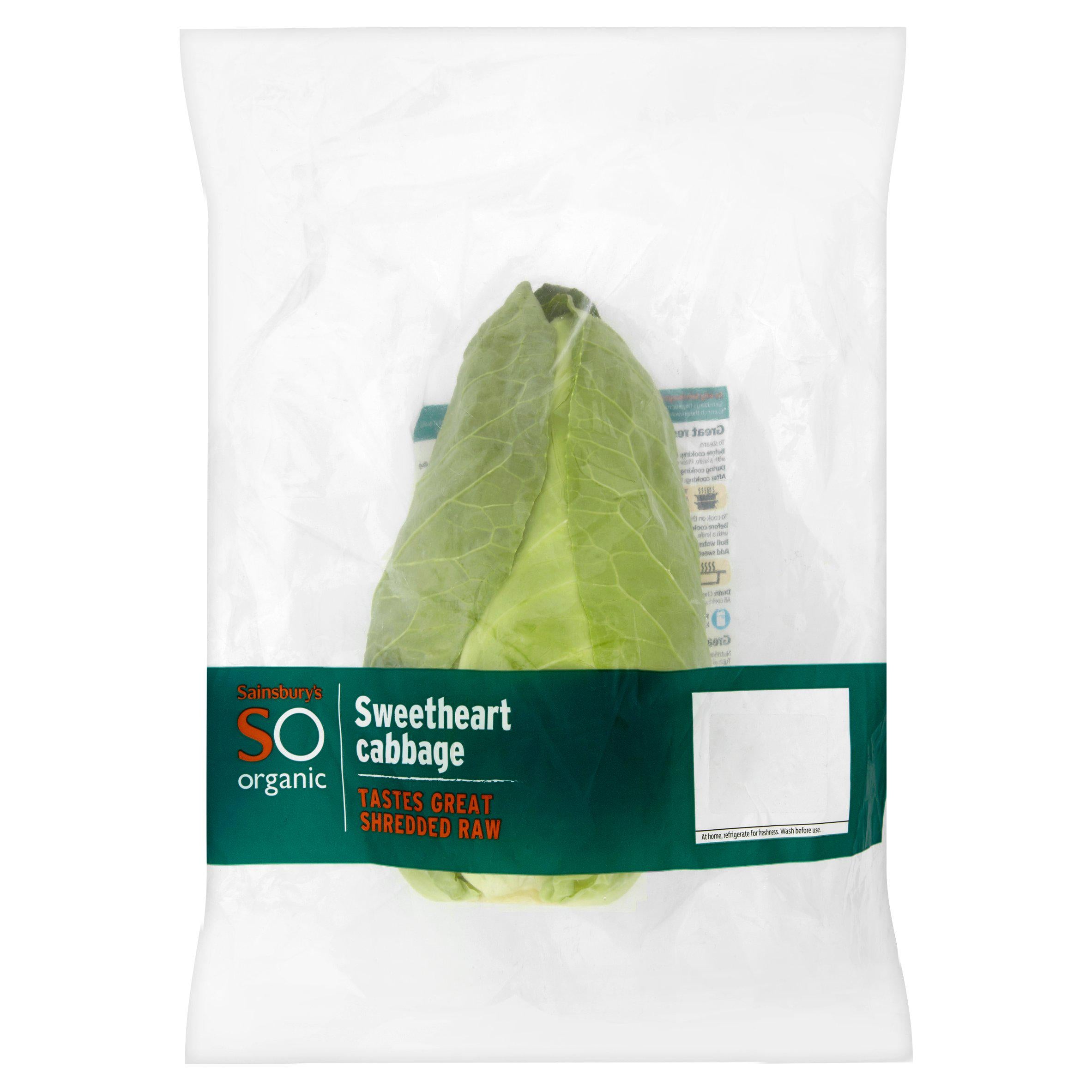 Sainsbury's Cabbage, SO Organic GOODS Sainsburys   