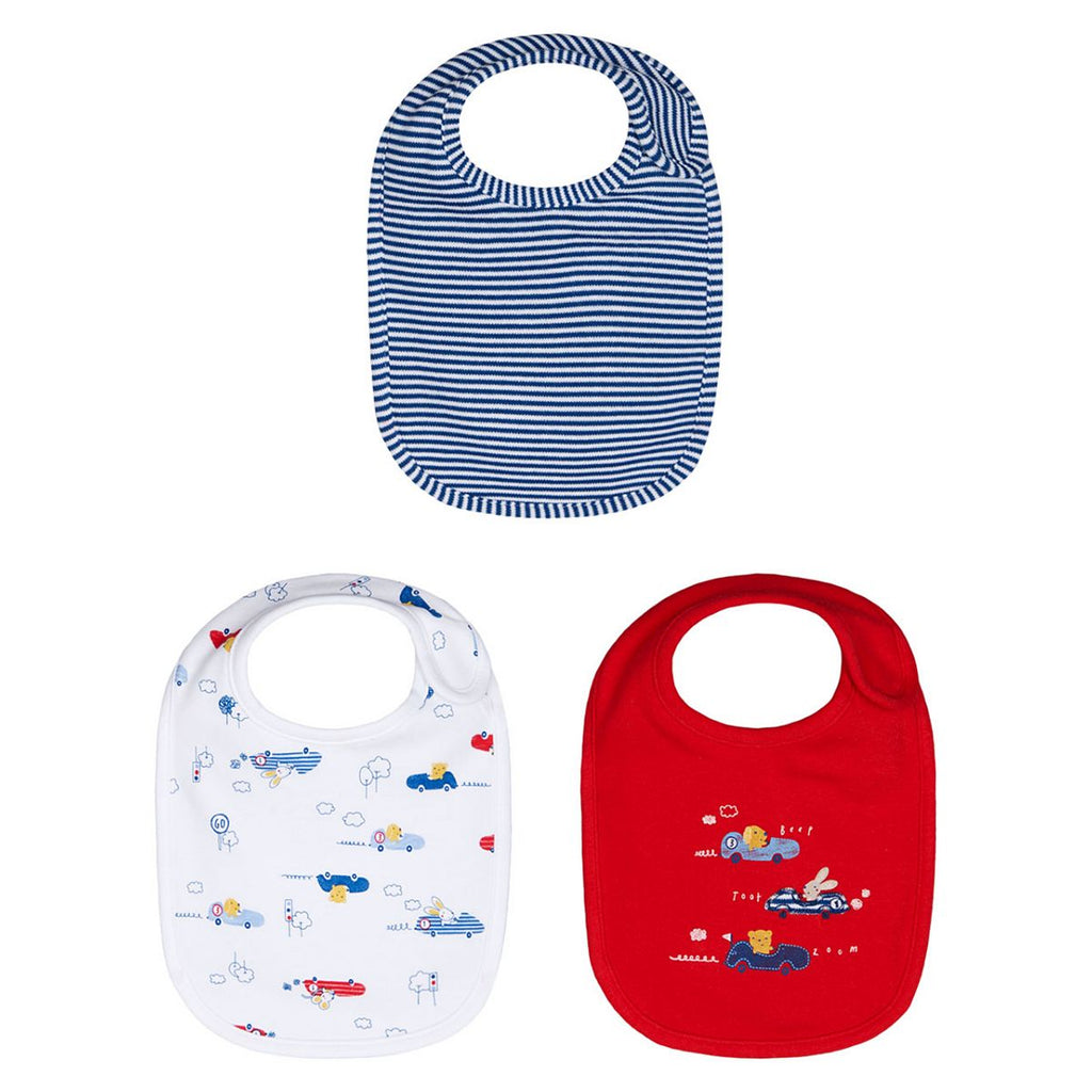 Mothercare Beep Beep Bibs - 3 Pack