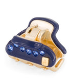 Alexandre de Paris gold-plated mini claw hair clip 1.8cm, UK version