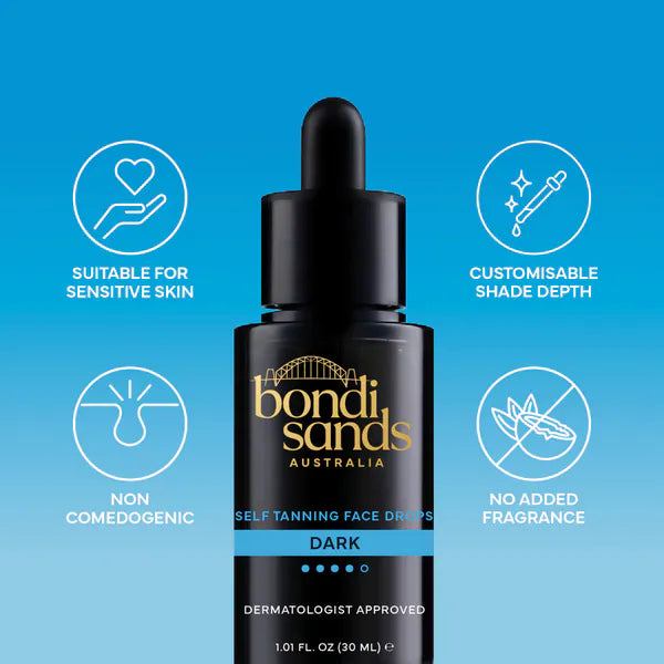 Bondi Sands Self Tan Drops Dark 30ml - British product