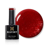 Bluesky gel polish bottle Red Glimmer shade - British product