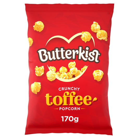 Butterkist Popcorn Toffee 170g gluten free Sainsburys   