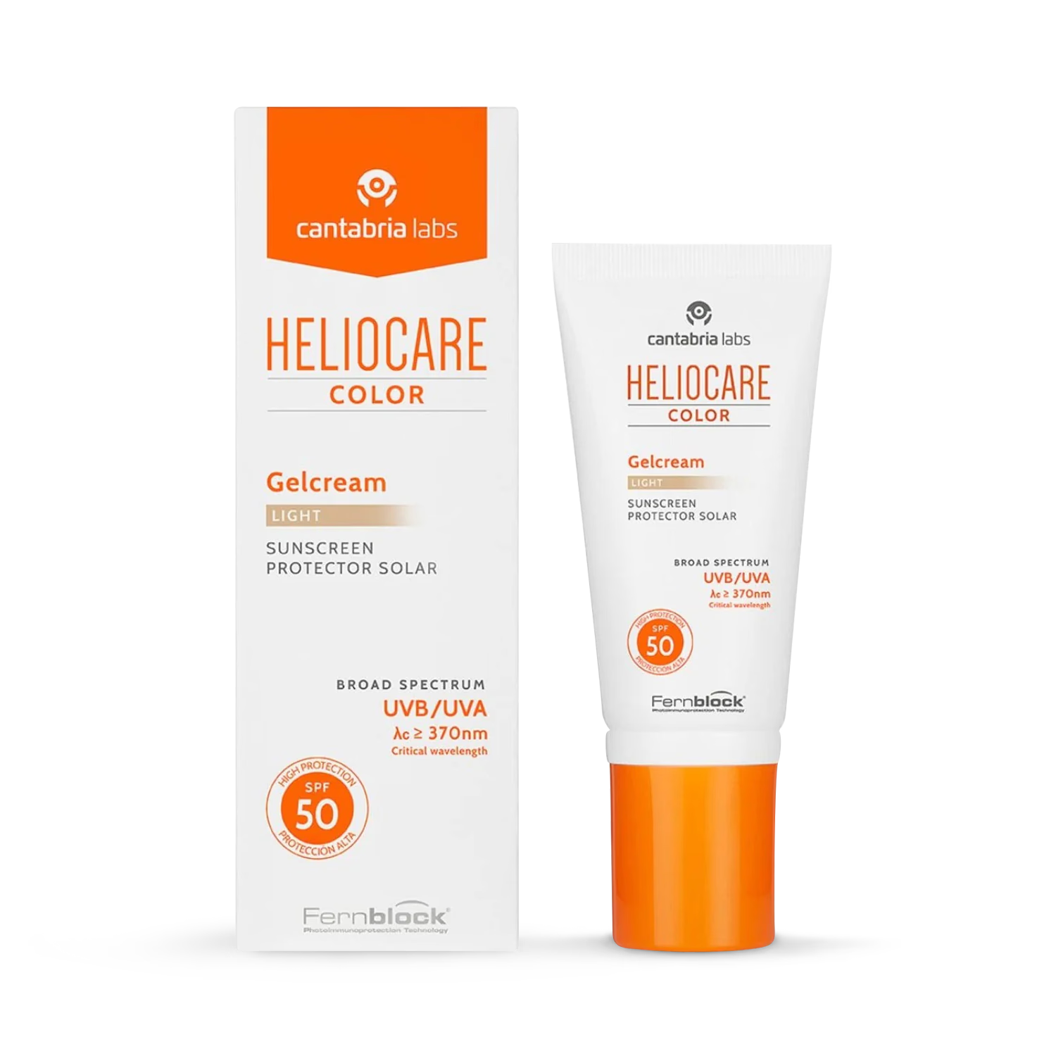 Heliocare SPF 50 gel cream light shade 50ml - British product