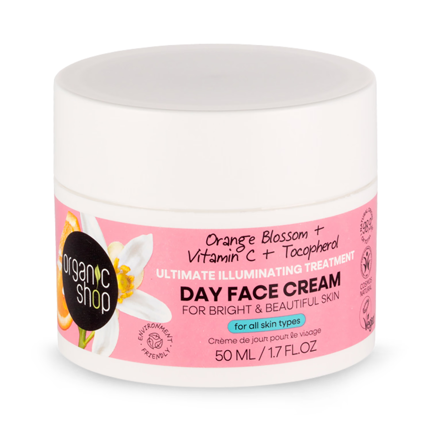 Organic Shop Orange Blossom face cream 50ml (British brand)