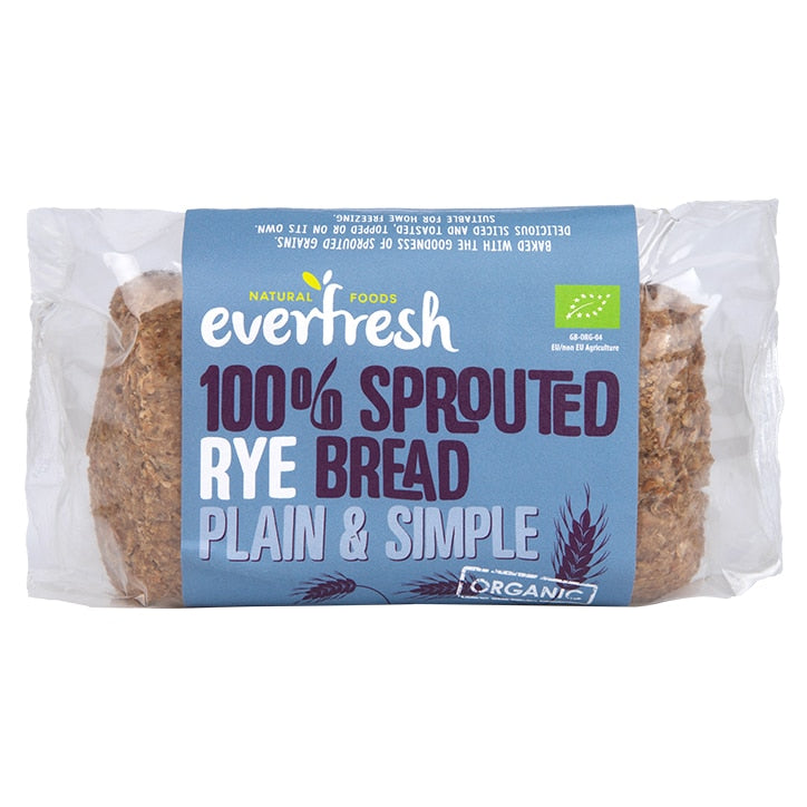 Everfresh Sprouted Rye Bread 400g Bread Baking Holland&Barrett   