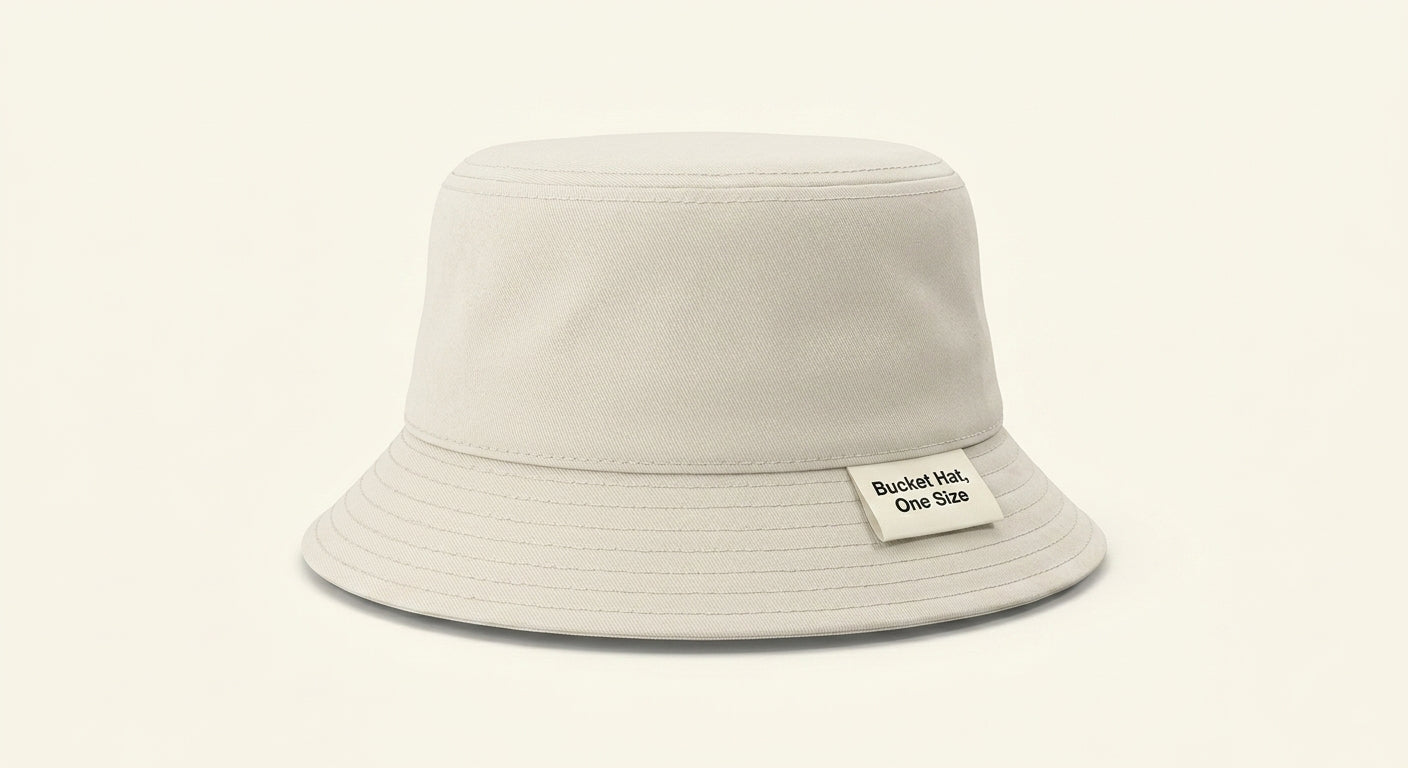 Prada Baumwoll-Twill-Hut mit tonaler Stickerei, britische Version