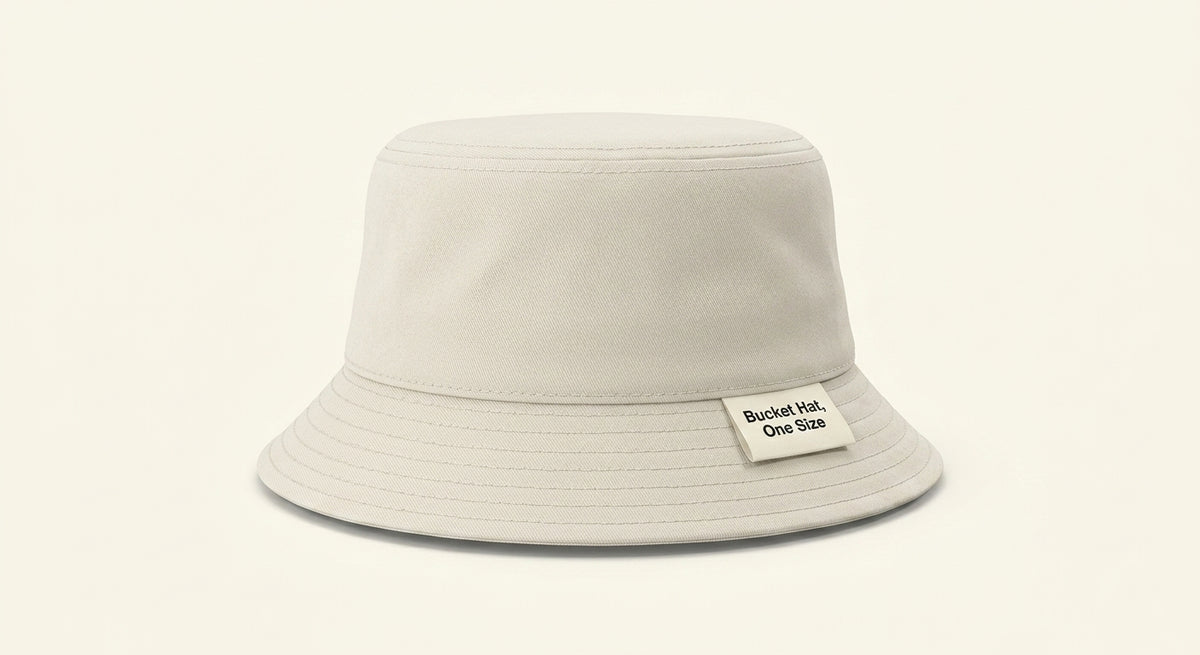 Prada Baumwoll-Twill-Hut mit tonaler Stickerei, britische Version