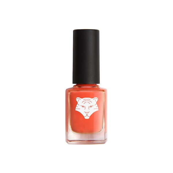 All Tigers Natural & Vegan Nail Lacquer 208 Night Red GOODS Superdrug CORAL ORANGE  