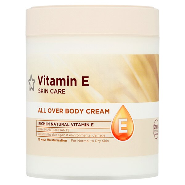 Superdrug Vitamin E All Over Body Cream 475ml GOODS Superdrug   