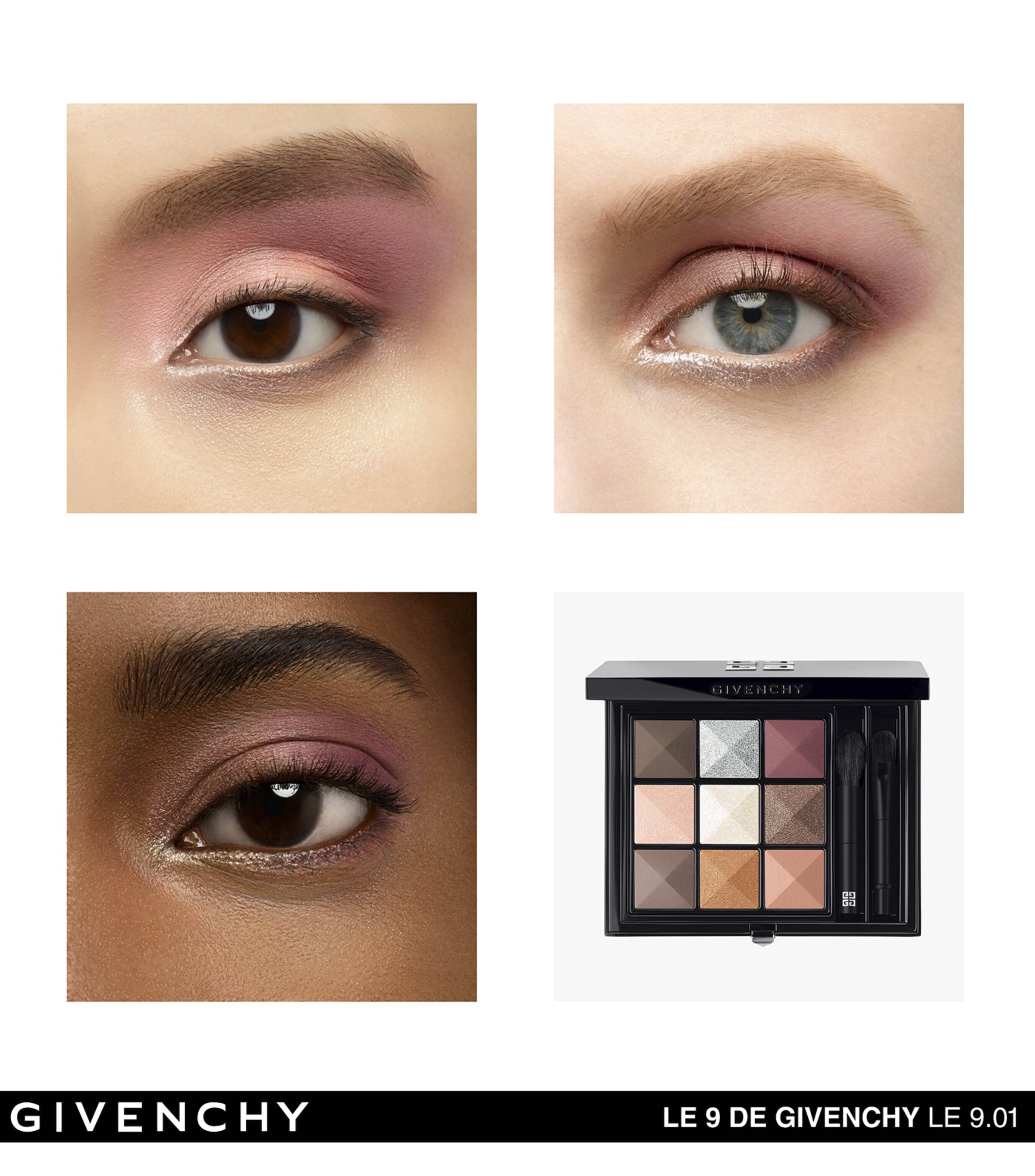 Givenchy Le 9 de Givenchy eyeshadow palette, UK version