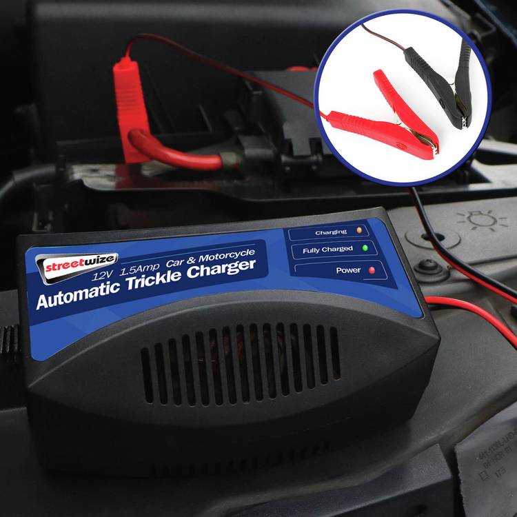 Streetwize 12V automatic trickle charger 1.5Amp, UK version