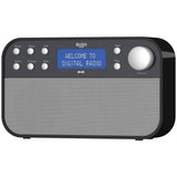 Bush digital DAB FM portable stereo radio black, UK version