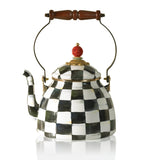 MacKenzie-Childs tea kettle 3 quart, imported from the UK