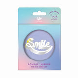 Yes Studio Purple Smile travel compact mirror 7cm, UK version