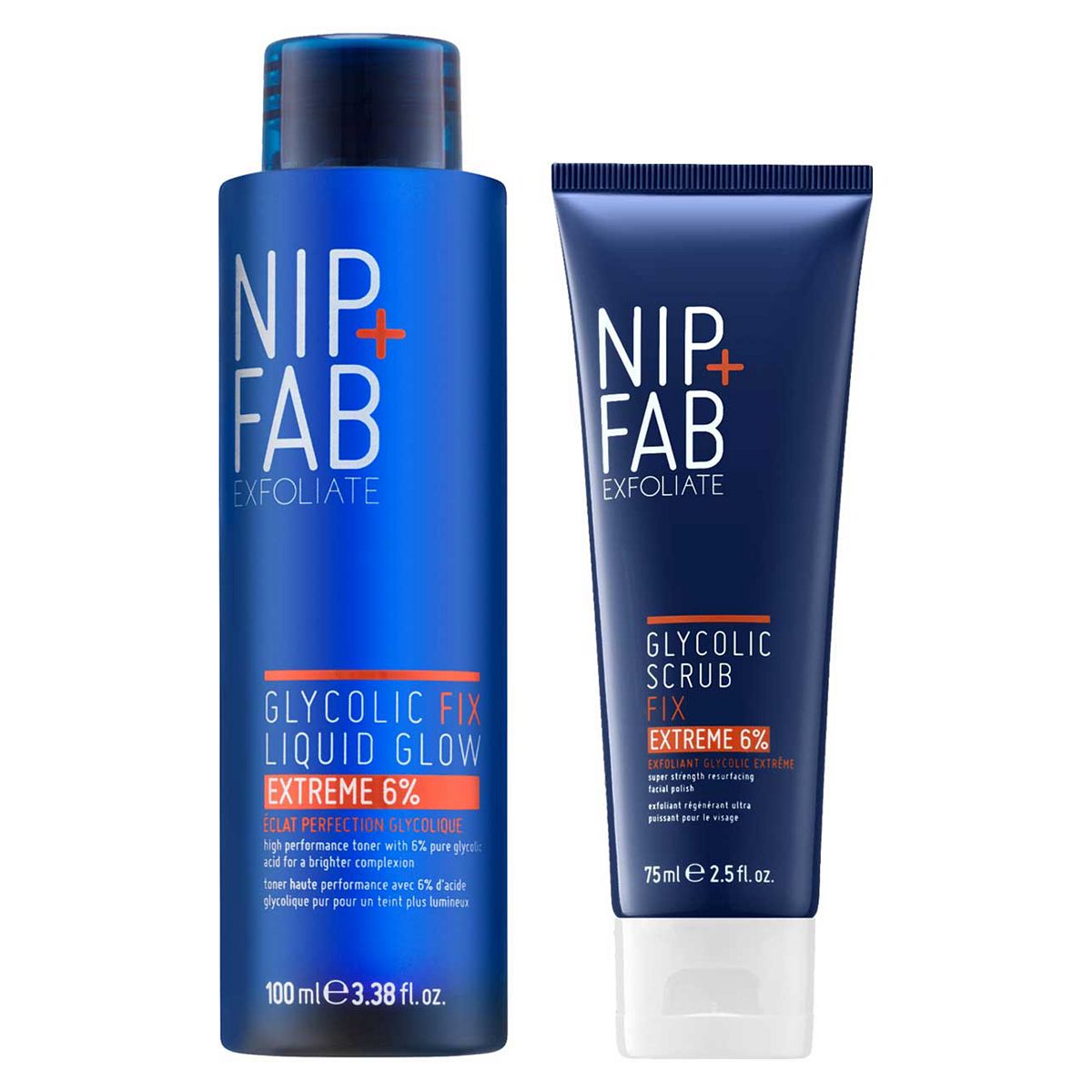 Nip+Fab Glycolic Fix Scrub & Tone Bundle GOODS Boots   