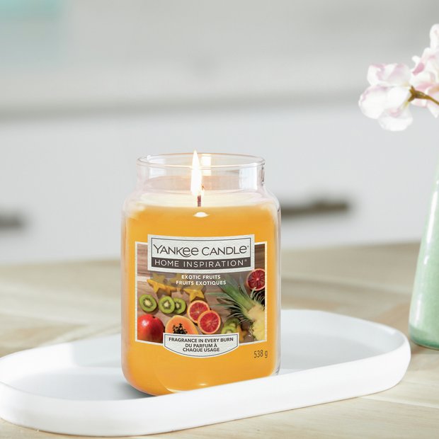 Yankee Candle Exotic Fruits large candle (British brand)