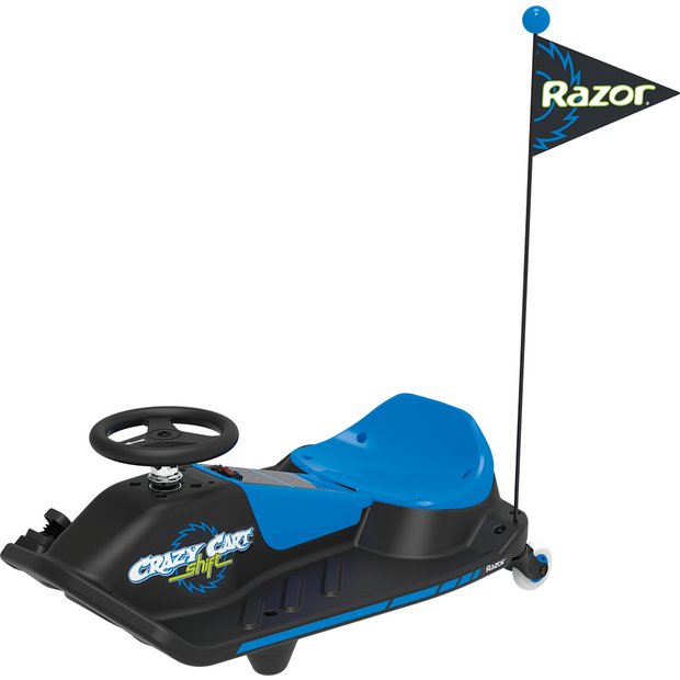 Razor Crazy Cart Shift electric go-kart Blue, UK version