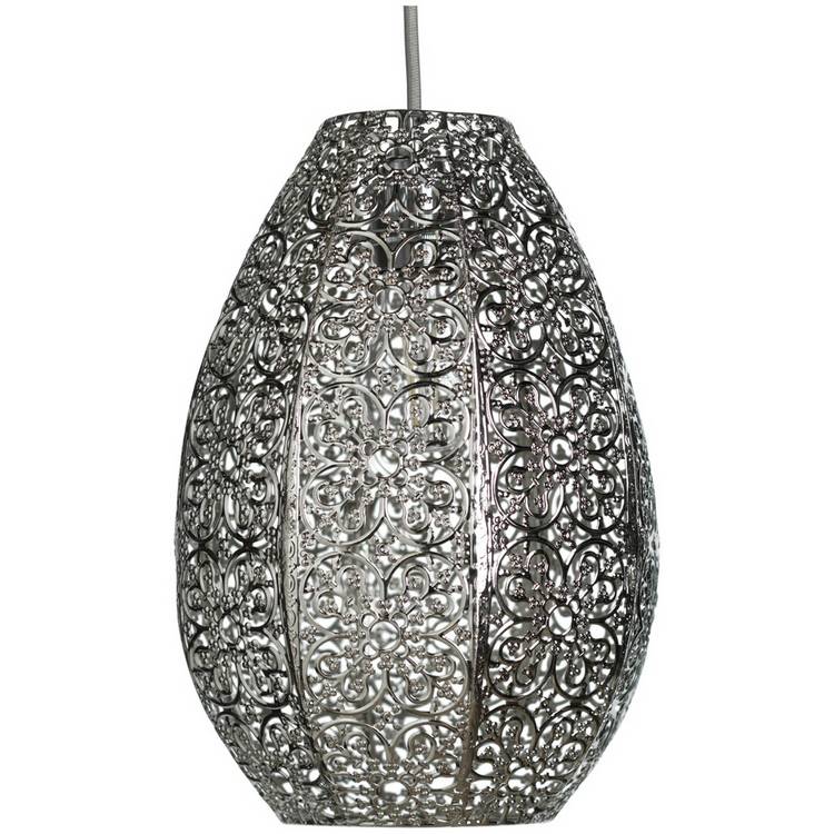 Argos Home metal filigree lampshade 21cm, imported from the UK