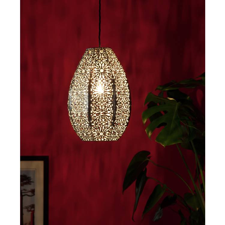 Argos Home metal filigree lampshade 21cm, imported from the UK