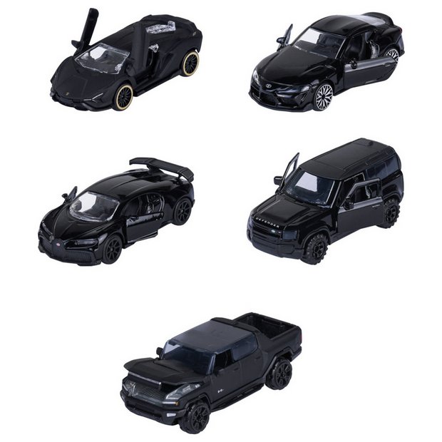 Majorette Super Cars 5-pack die-cast car models (British brand)
