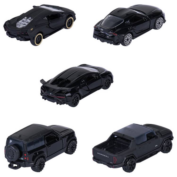 Majorette Super Cars 5-pack die-cast car models (British brand)